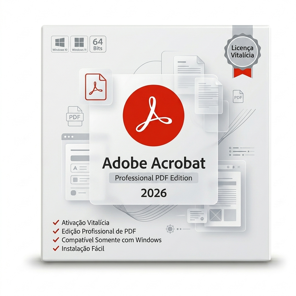 Adobe Acrobat Pro 2026 | Vitalício | Windows
